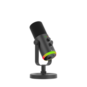 Microphone de bureau RGB dynamique pour ordinateur portable USB Live Ancre vocale avec réduction du bruit du condensateur <span class=keywords><strong>sur</strong></span> Mac et <span class=keywords><strong>PC</strong></span> - Product Image 4