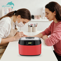 Alat Pembersih Ultrasonik Skymen ODM 1200ml untuk Peralatan Kuku, Pesanan Grosir, Pembersih Ultrasonik Digital untuk Peralatan Pedikur & Kecantikan & Tata Rambut