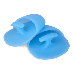 Cepillo de limpieza facial de silicona azul, esponja de maquillaje para limpieza profunda, herramienta de belleza manual para el cuidado facial - Product Image 1