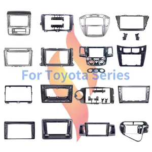 Simples Macio Toyota Corolla 9 Polegada Car Audio Frame Fit Car Stereo DVD Player Kit Quadro Para 2006-2008 Toyota Corolla