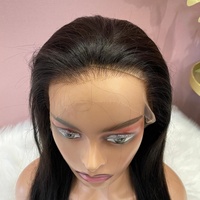 Perruque Lace Front HD prête à porter, ligne de cheveux pré-épilée, nœuds décolorés, 100% cheveux humains vierges, densité 180%, longue longueur