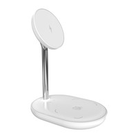 Soporte multifuncional para teléfono móvil, escritorio, carga inalámbrica, soporte magnético para teléfono, cargador tipo C para iPhones 16 pro Max