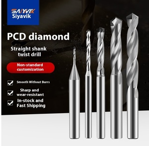 PCD thẳng Shank Twist khoan <span class=keywords><strong>bit</strong></span> cho phi tiêu chuẩn Kim Cương Graphite Carbon vonfram thép carbon sợi gốm khoan - Product Image 2