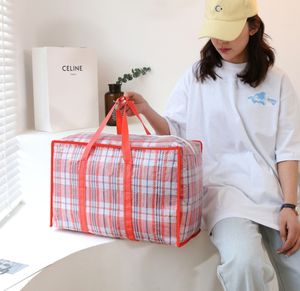 Durable Laminated Moving <b>Bag</b> Water and Puncture Resistant Winter Clothes Storage <b>Totes</b> <b>with</b> Strong Carry Handles and <b>Zippers</b> - Product Image 3