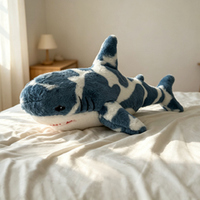 Peluche Requin Tacheté Réaliste, Jouet en Peluche Doux Animal Marin, Vente en Gros, Décoration Maison