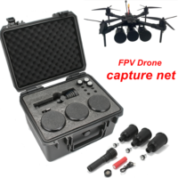 Filet de capture de drone léger et portable 9 ㎡   Dispositif portable de sécurité pour la protection des zones à basse altitude et la gestion des drones