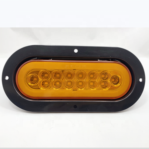 Nuovo Design 6 "luce posteriore ovale Ledl indicatori di direzione si adattano universale camion rimorchio RV Bus ecc - Product Image 1