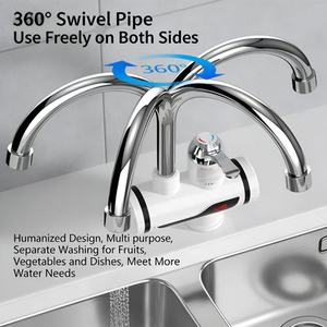 Calentador <span class=keywords><strong>de</strong></span> Agua Eléctrico Instantáneo sin Tanque para Cocina, 3 Segundos, Temperatura Ajustable, Agua Caliente/Fría, Pantalla LED, Un Solo Orificio - Product Image 6