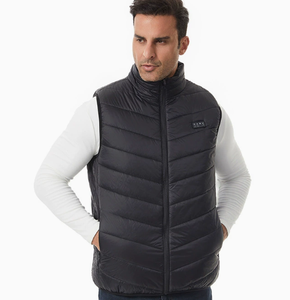 Chaleco calefactor inteligente de invierno con cuatro zonas de control de calefacción eléctrica y aislamiento de temperatura constante. - Product Image 2