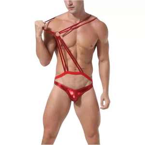 Ensemble de lingerie classique pour homme : string sexy, soutien-gorge et culotte respirants en soie/coton, lingerie fine écologique - Product Image 5