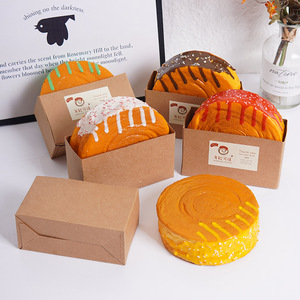 ขนมปังวงแหวนไม้ไผ่จำลอง PU สำหรับตกแต่งร้านขนมเค้ก ของหวาน ขนมปังจำลอง วงแหวนไม้ไผ่ ครัวซองต์ - Product Image 5