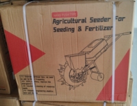 Semoir manuel agricole pour semis et fertilisation, semoir à tambour avec réservoir d'engrais, semoir à maïs à une rangée