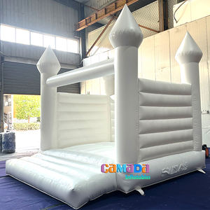 Castillo Inflable Blanco Comercial para Exteriores, Trampolín para Niños, Castillo Inflable Grande Blanco para Bodas con Tobogán - Product Image 3