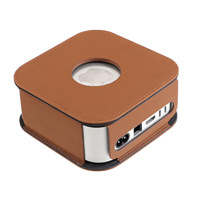 2024 pour Mac Mini pour Apple Ordinateur Étui de protection Mini4 Host Étui en cuir avec