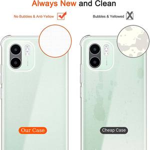 Funda transparente para Xiaomi Redmi A2, A1 Plus, Redmi 12C, 11 Prime, a prueba de golpes, suave, de silicona, para Redmi note 12 <span class=keywords><strong>Pro</strong></span>, x5 <span class=keywords><strong>pro</strong></span> - Product Image 6