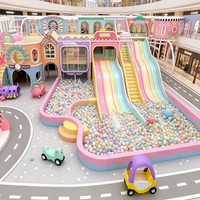 Équipement de terrain de jeu intérieur commercial personnalisé sur le thème IP pour enfants, avec marque, pour centres de divertissement en franchise
