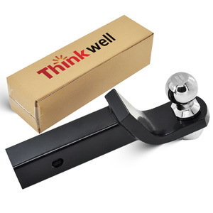 Support de boule d'attelage Thinkwell 2 pouces en acier noir pour remorque, pièces pour véhicules tout-terrain - Product Image 2