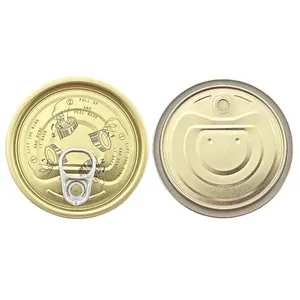 Factory Supply EOE 401# 99mm Tinplate Easy Open Lid Or End For Food Tin Can Sealing Storage