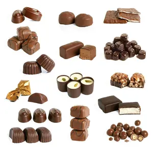 Linha Automática Moldagem Chocolate GUSU para Todos os tamanhos chocolate recheado com nozes