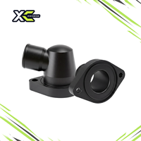 Boîtier de thermostat en aluminium billet pour moteurs LS SBC BBC avec col de raccordement d'eau