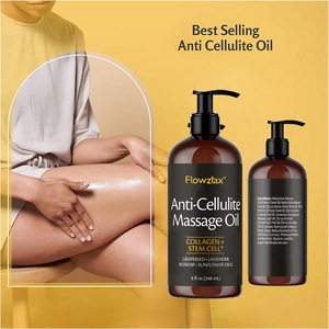 Huile de massage anti-cellulite la plus vendue 240ML Huile de soin de la peau à base de pépins de raisin Détente de l'esprit Apaise les tensions Harmonise le corps - Product Image 4