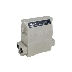 Portafusible de corte fundido para el hogar, Base SP & N 100A, serie nominal 7, tipo II b