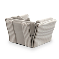 Canapé italien en cuir de luxe Modèle moderne de chambre modèle d'hôtel et de villa Canapé de luxe plat en cuir véritable