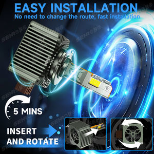 SENROBO série D nouveau phare LED <span class=keywords><strong>DK6</strong></span> D1S D2S D3S D4S D5S D8S 130W 6000K 26000LM montage universel 12V Plug and Play - Product Image 4