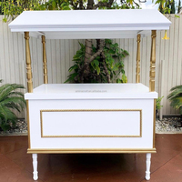 Amina Craft Aangepaste Morden Bruiloft Houten Kar Bloem En Candy Winkelwagen Voor Bruiloft Decoratie
