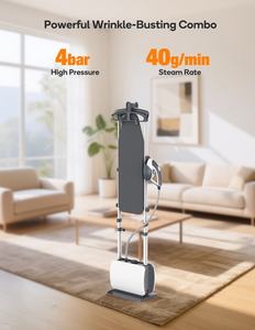 Centre de soin des vêtements haute pression 4 bars <span class=keywords><strong>avec</strong></span> planche <span class=keywords><strong>à</strong></span> <span class=keywords><strong>repasser</strong></span> pliable et fer <span class=keywords><strong>à</strong></span> vapeur - Product Image 3