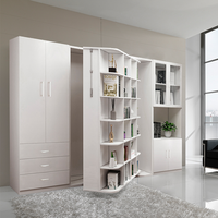 Lit mural horizontal pliable, lit Murphy, meubles de chambre à coucher gain de place, vente chaude