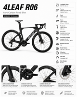 Vélo de course en fibre de carbone 24 vitesses pour le commuting et le fitness 700C Frein à disque hydraulique Pédales ordinaires Logo personnalisé