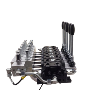 Vanne de commande directionnelle manuelle et électro-hydraulique à 6 voies, 60 litres/min, avec dimensions et tailles de ports personnalisables - Product Image 2