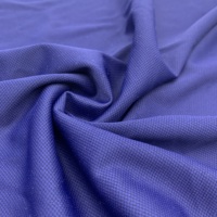 Conception OEM coupe sèche 170gsm tricot chaîne hacci check polyester tricoté jersey sport tissu pour vêtements