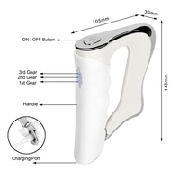 Masajeador miofascial NEMS de 3 velocidades, masajeador portátil para relajación muscular de cuerpo completo, masajeador para levantar la piel, 1100mAh, CE, FCC, ROHS