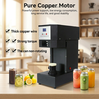 Machine de scellage électrique entièrement automatique pour canettes et bouteilles, pour canettes en plastique et en aluminium, scellage numérique à froid, marque TFU