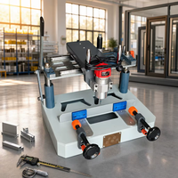 Fresadora Portátil Manual con Motor de 1.5KW para el Procesamiento de Perfiles de Ventanas y Puertas de PVC/Aluminio con Velocidad de 30000r/min