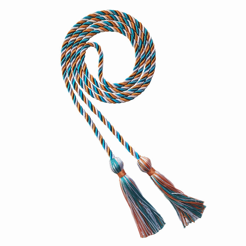 Bleu paon/orange/Blanc