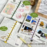 A6 Abnehmbares Binder Ring Notebook für Schüler der Mittelstufe Hochwertiges Notizbuch
