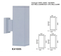 Lampada da Parete Moderna a Cubo per Esterni, Applique a Cilindro LED per Esterni
