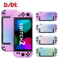 Étui de protection personnalisé OEM BJBT Série Vibrante style ajouré pour Nintendo Switch 2, coque rigide en PC antichoc et anti-rayures