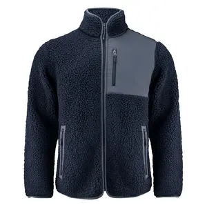 Sudadera Kingsley de forro polar sherpa reciclado, merchandising sostenible - Product Image 1
