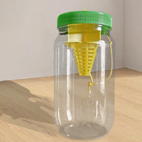 Hete Verkopende Herbruikbare Insectenbestrijding Fruitvliegenval Plastic Insectenvangenvalfles