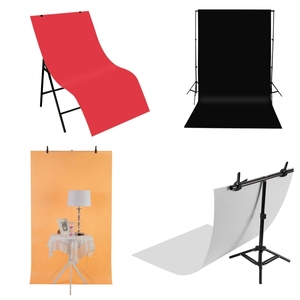 PULUZ <span class=keywords><strong>Fond</strong></span> de Photographie Étanche Double Face PVC Mat Vert Morandi Noir <span class=keywords><strong>Blanc</strong></span> pour Studio Photo et Vidéo - Product Image 5