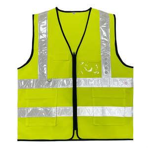 Gilet de sécurité réfléchissant à <span class=keywords><strong>LED</strong></span>, classe 2 ANSI, imperméable, avec logo personnalisé pour le cyclisme, la course à pied, les activités nocturnes en plein air - Product Image 3