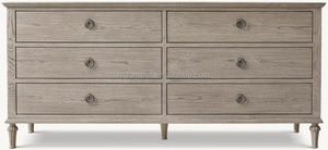 Modern Oak Handmade Dresser Sideboard Cabinet Living Room Dresser Hall Bedroom Cabinet for Hotel Apartment Furniture - Product Image 3
