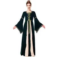 Deluxe Castillo Medieval renacimiento dama elegante vestido de Halloween, traje adulto