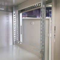 Armoire serveur murale en acier laminé à froid de 19 pouces 12U, économiseur d'espace, rack réseau
