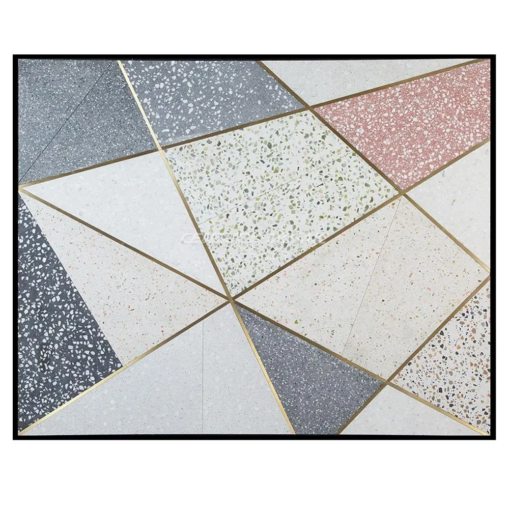 Carrelage en pierre, 38mm, 12x12, mosaïque du zodiaque