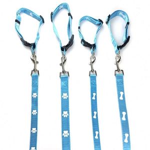 Personalized Custom Dog Collar Durable Polyester Printed Logo Colorful Fashionable Pet Leash - Product Image 6